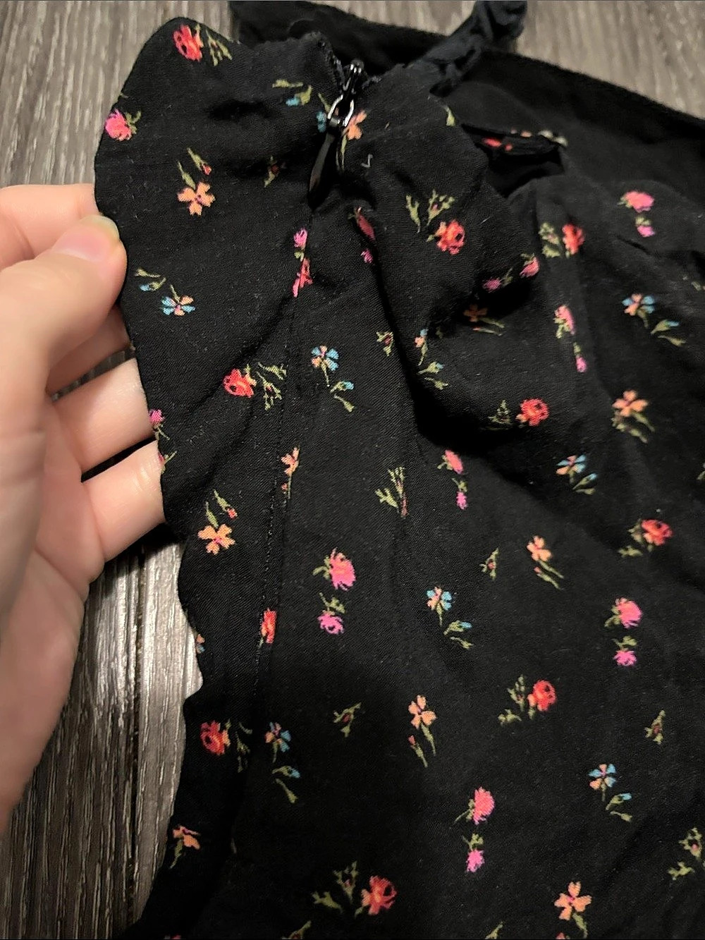Kimchi Blue Urban Outfitters Floral Mini Dress in Black - Picture 5 of 5